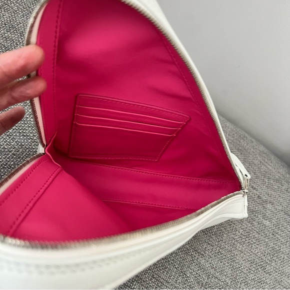 Authentic Balenciaga White Triangle Pouch Clutch - Picture 9 of 12